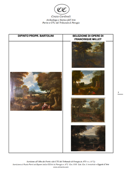 Francisque Millet (1642-1679) Landscape with Venus and Cupid