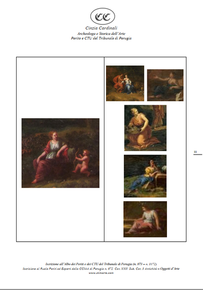 Francisque Millet (1642-1679) Landscape with Venus and Cupid