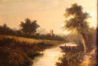 Scuola inglese del XIX secolo- Paesaggio