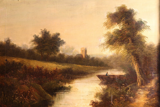 Scuola inglese del XIX secolo- Paesaggio